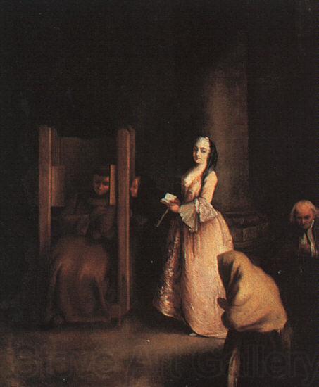 Pietro Longhi The Confession France oil painting art